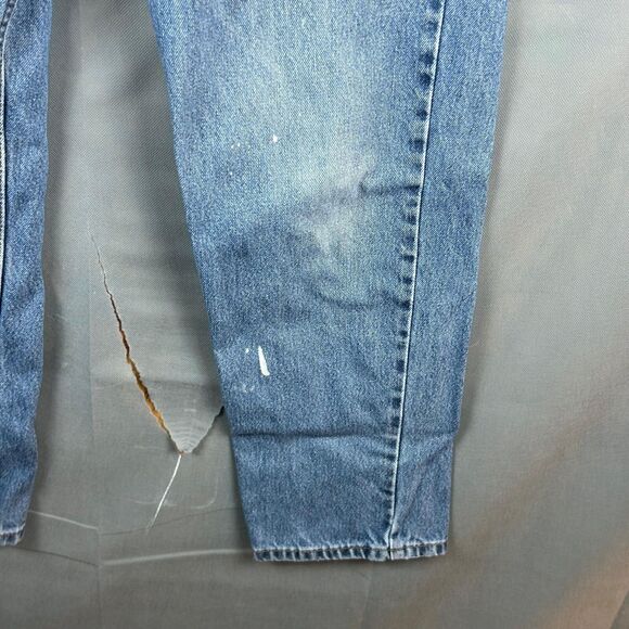 Levi's 550 Relaxed Fit Jeans Pant Men's Size W30 x L30 Blue Button Zip Cotton - Picture 6 of 11